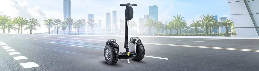 Freego X60 Plus off-road balance scooter with large tires on urban road