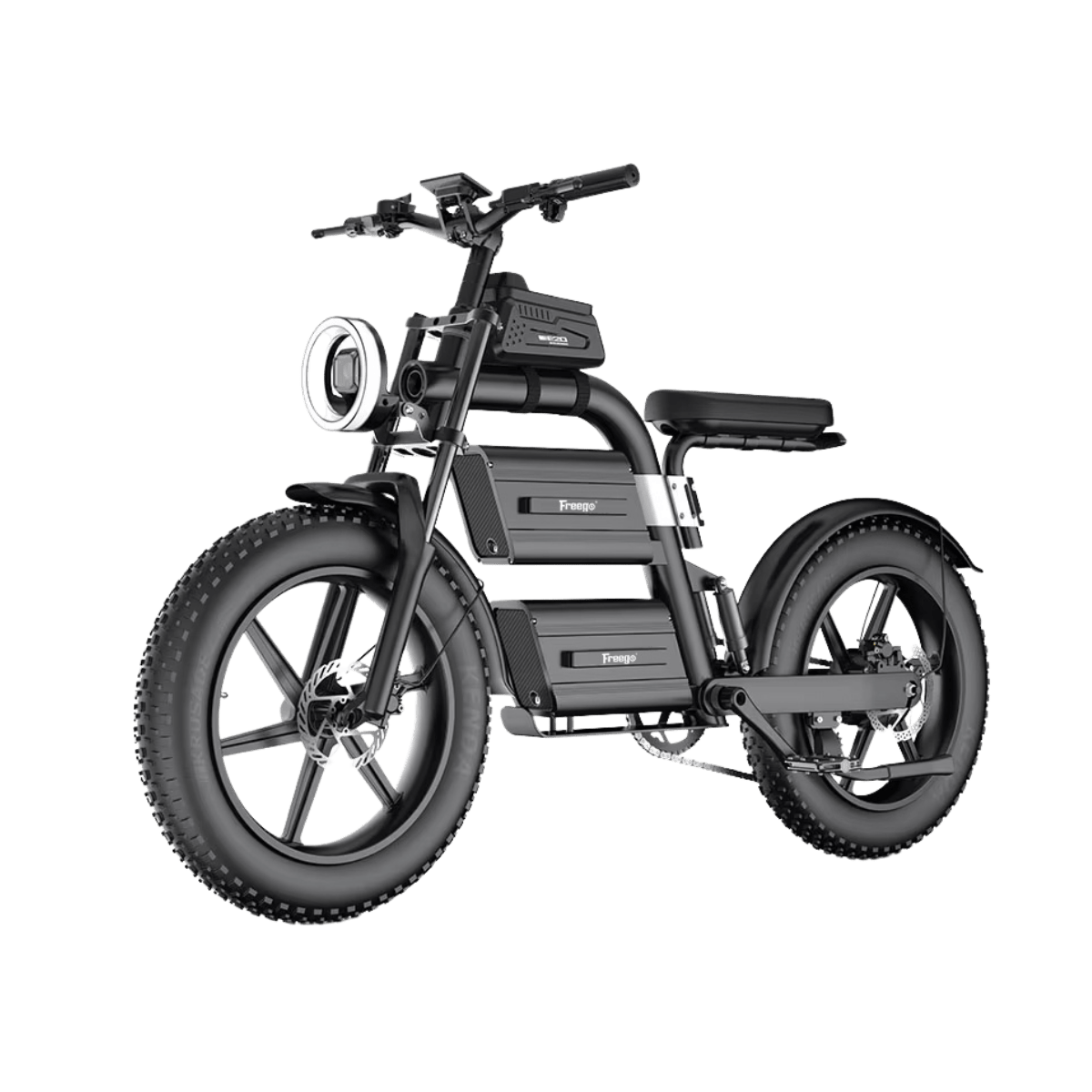 Freego E20 electric bike, transparent background