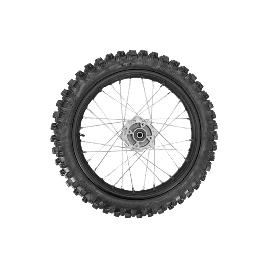 freego Pre Assembled Rear Wheel Kit with Motor Rim Spokes Tire and Tube