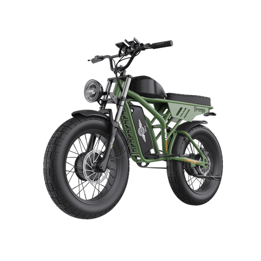 Freego Flash F3 Pro fat-tire eBike, transparent background