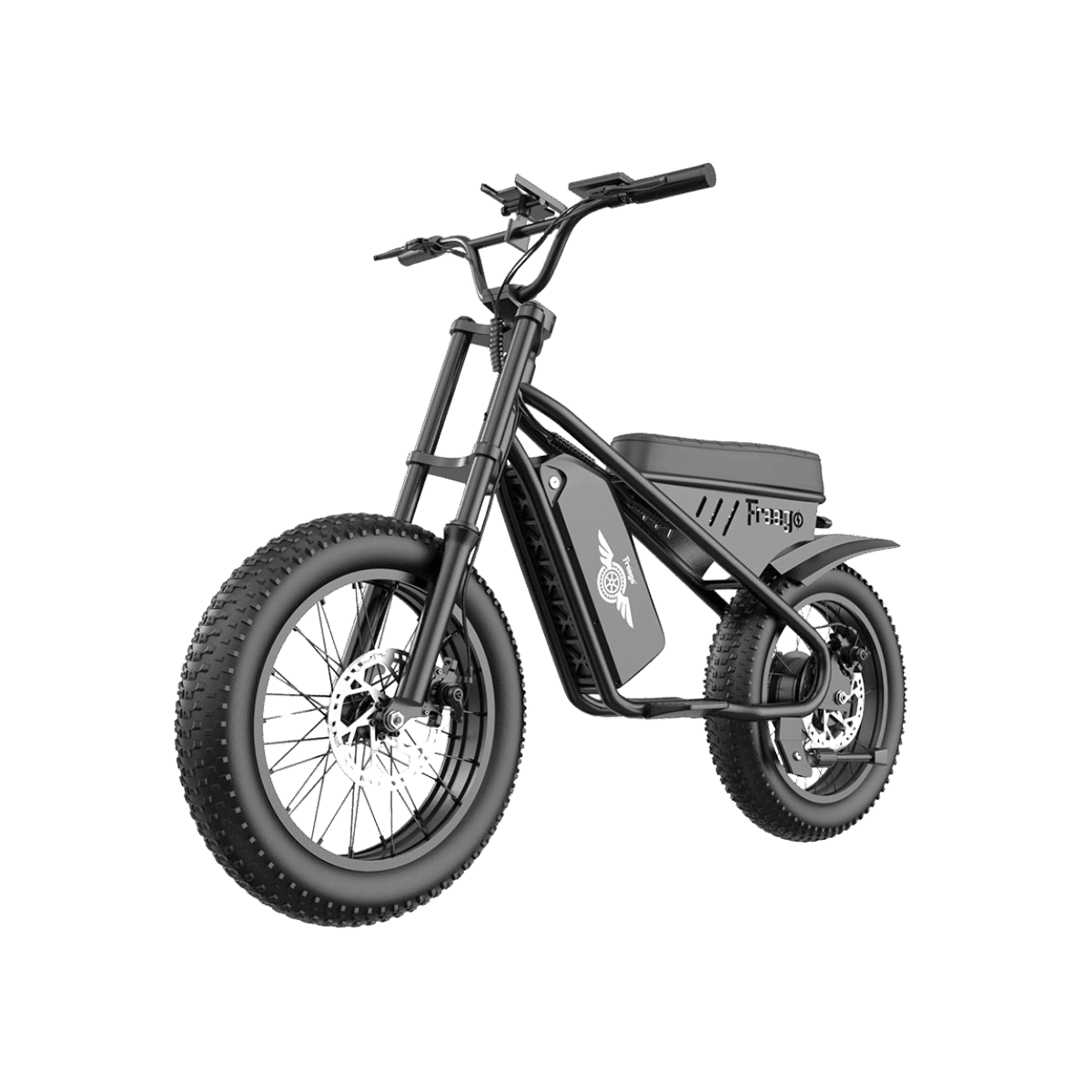 Freego M1 dirt eBike, transparent background