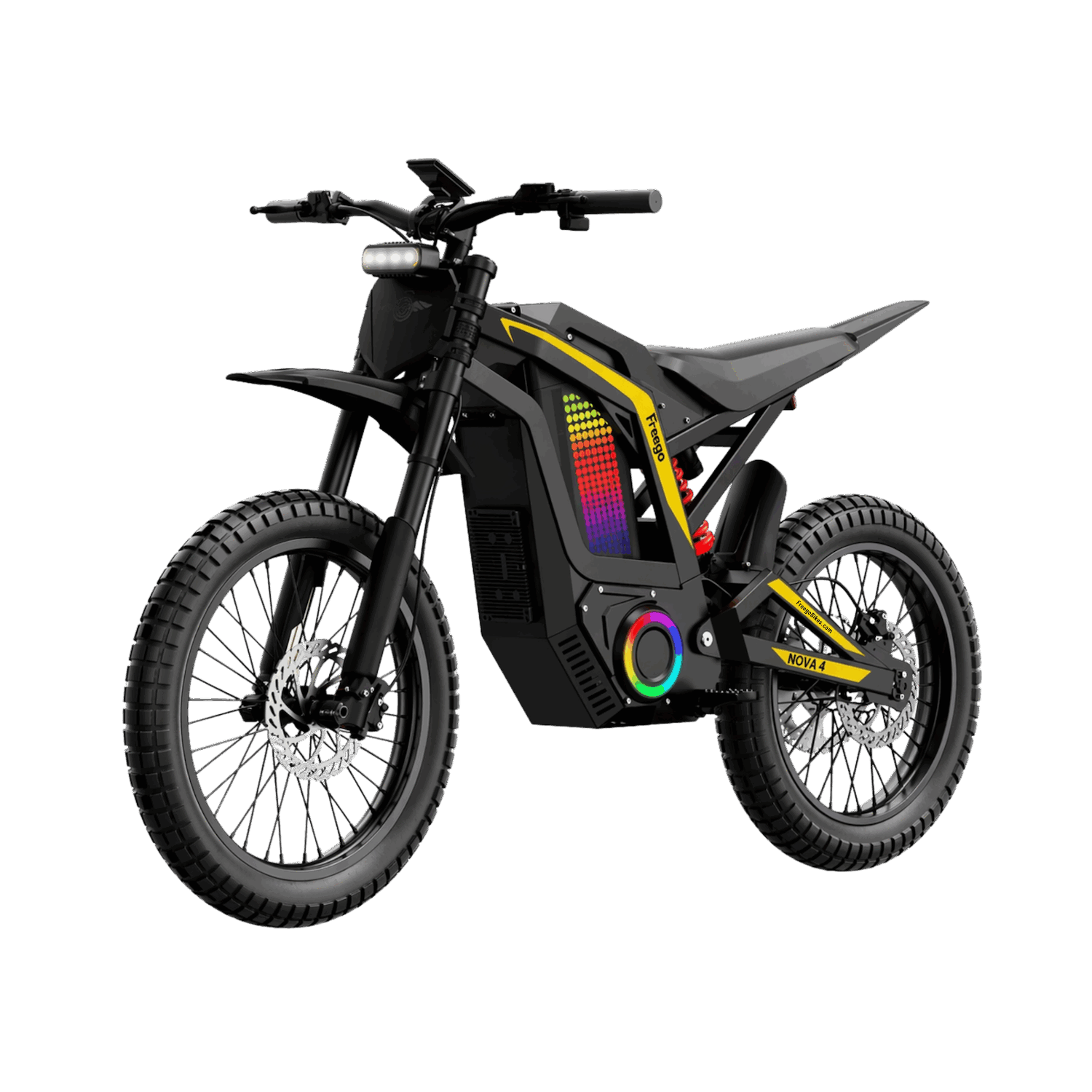 Naef ネフ社 Quaroハイコ・ヒリック Freego Nova 4 Electric Dirt Bike | 6000W Mid-Drive, 45mph Speed