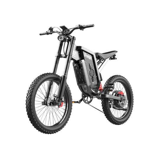 Freego X2 all-terrain dirt eBike for outdoor adventures, transparent background