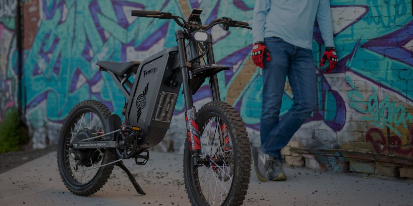 Freego X2 Pro on sale desktop background showcasing the e-bike