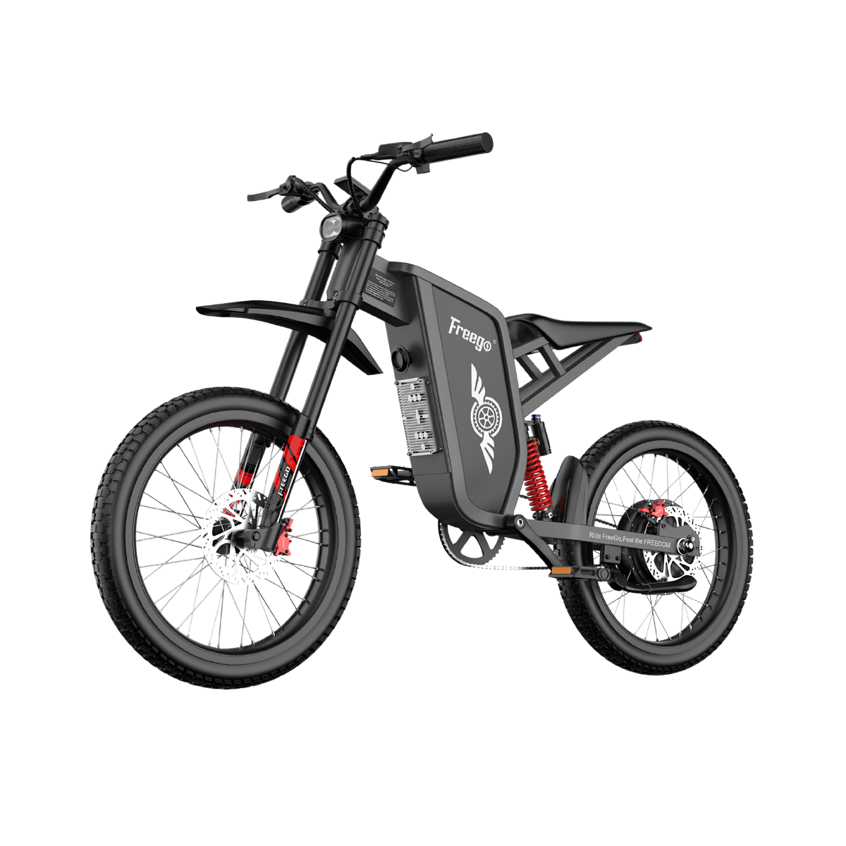 Freego X1 All-Terrain Electric Dirt Bike with Pedals