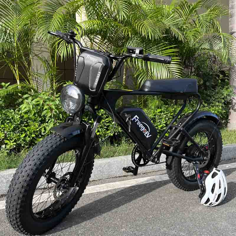 Freego Ridemate Bag on the ebike - full view