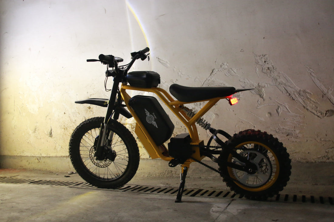 The Freego Nova 2 in the underground garage