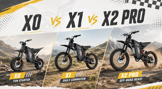 Freego X0 vs X1 vs X2 Pro comparison on one picture