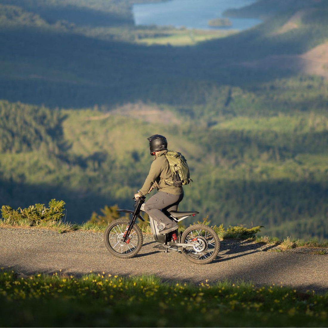 Freego e-bike range on a mountain trail with the Freego X2 Pro in real riding conditions