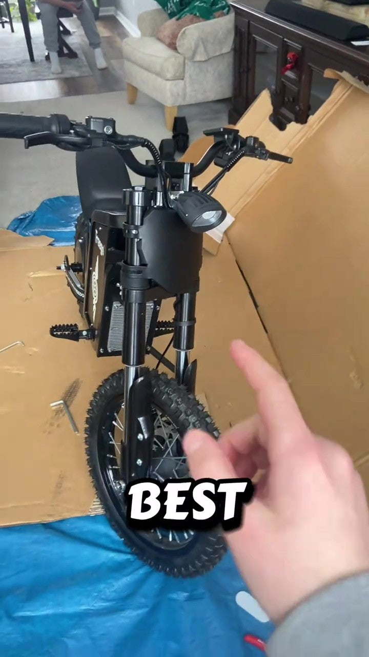 Freego X0 electric mini bike tiktok reviews by 48vgray.