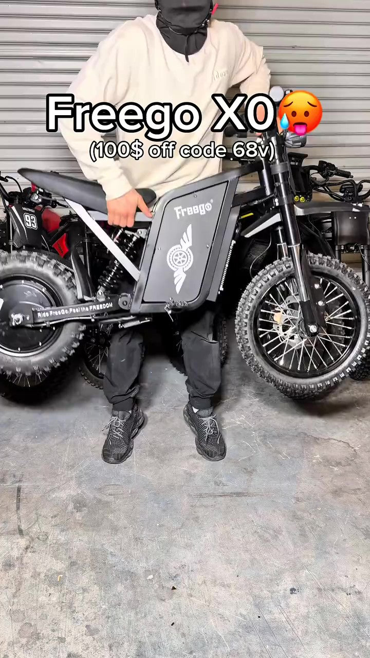 Freego X0 electric mini bike tiktok reviews by 68v.