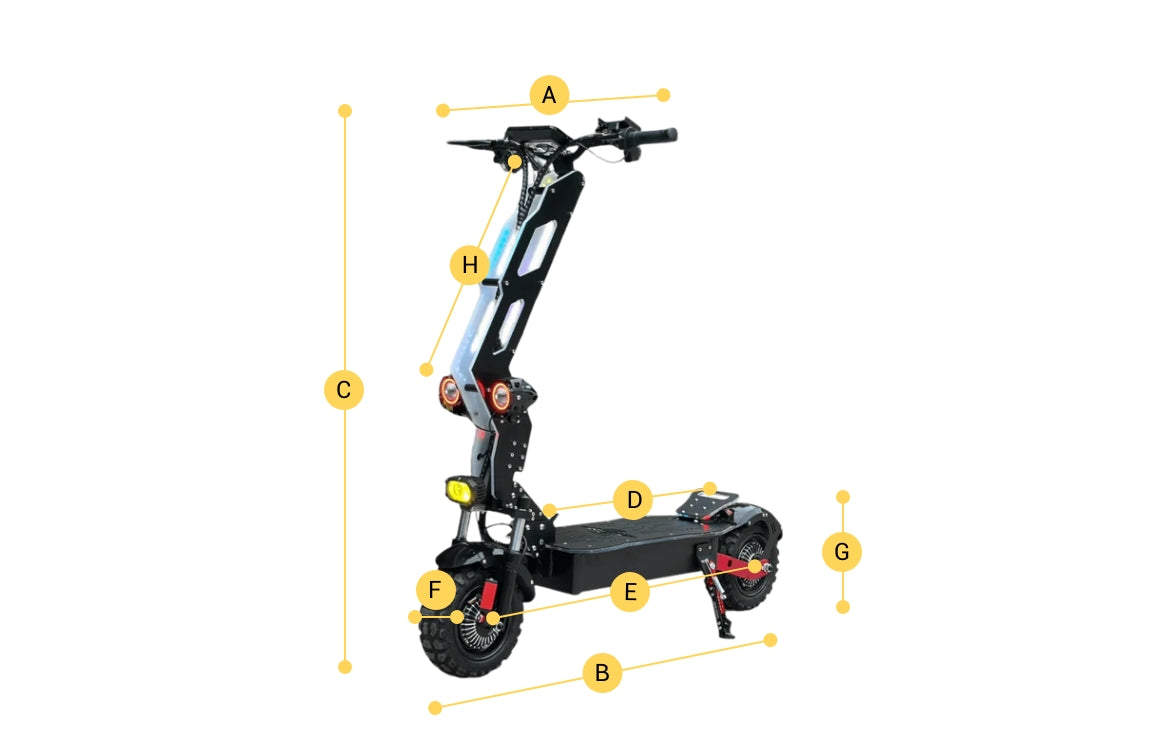 D11 electric motorbike size