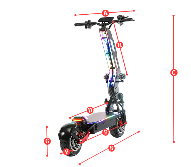 D11 electric scooter size