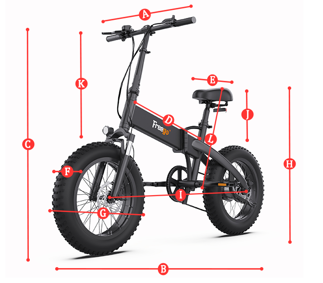 E1 ebike size