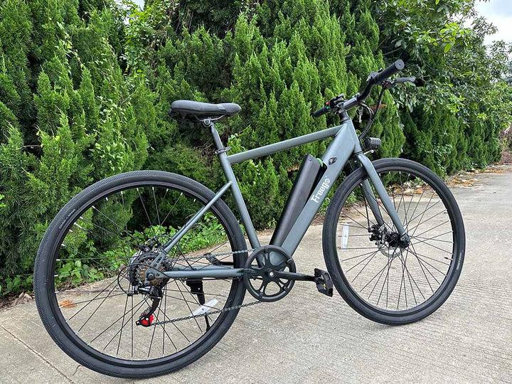 E7 urban electric bike grey