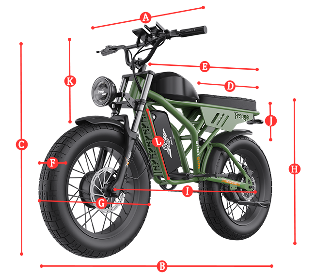 F3 pro motorbike size