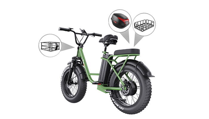 Freego FB 20X Step thru Fat Tire Electric Bike Freego USA