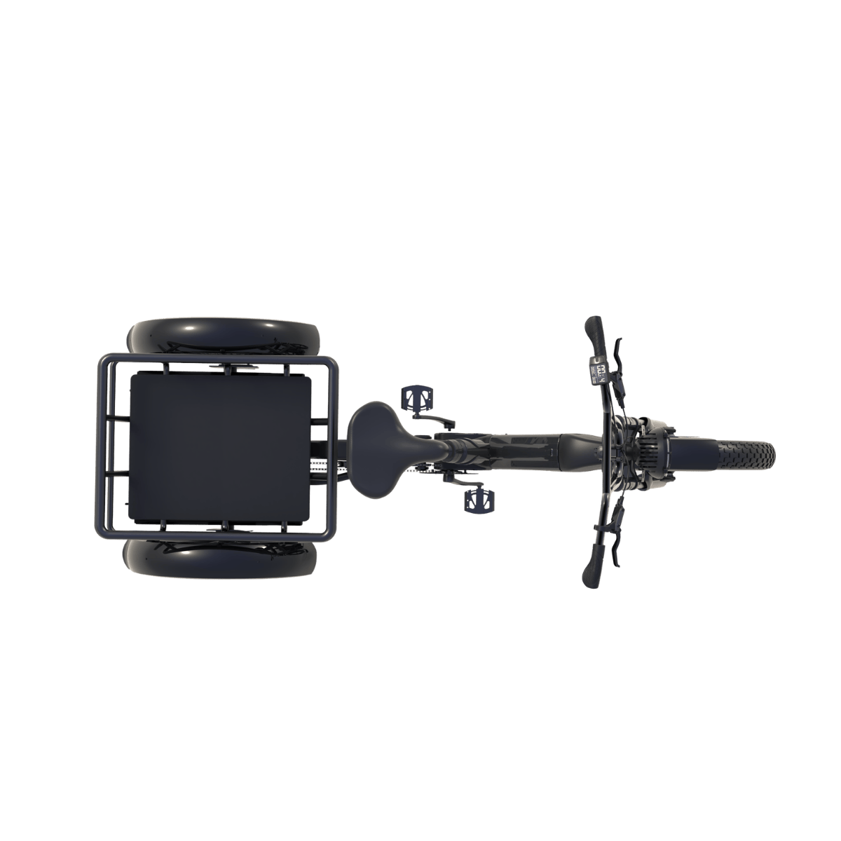 Top view of freego flextrike swing on a transparent background