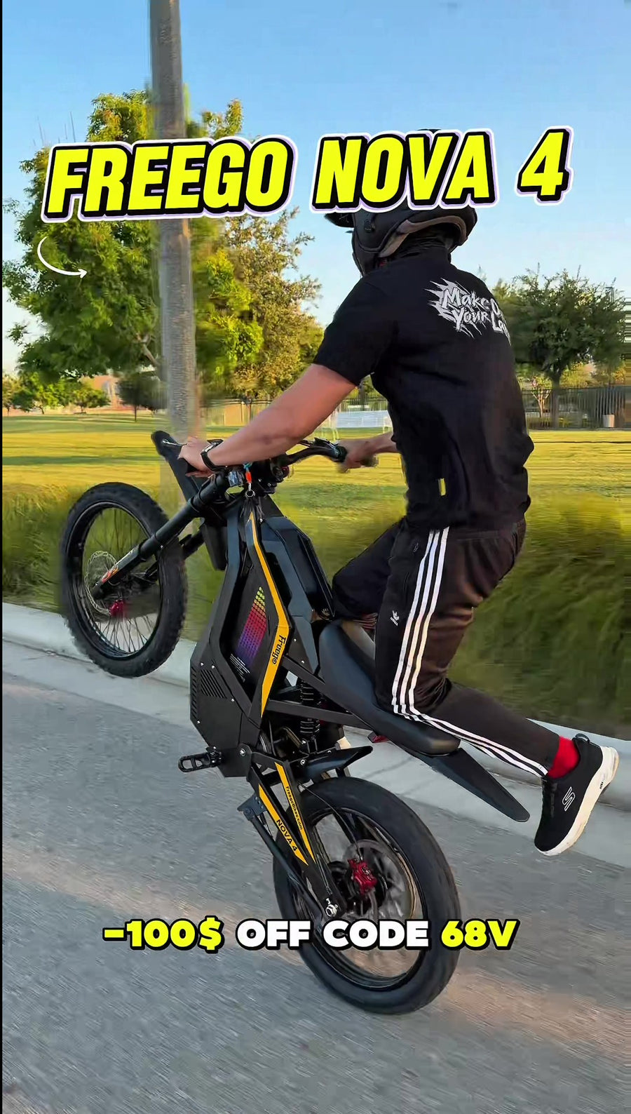Poster image of showcasing Freego Nova4 68v_ebikes