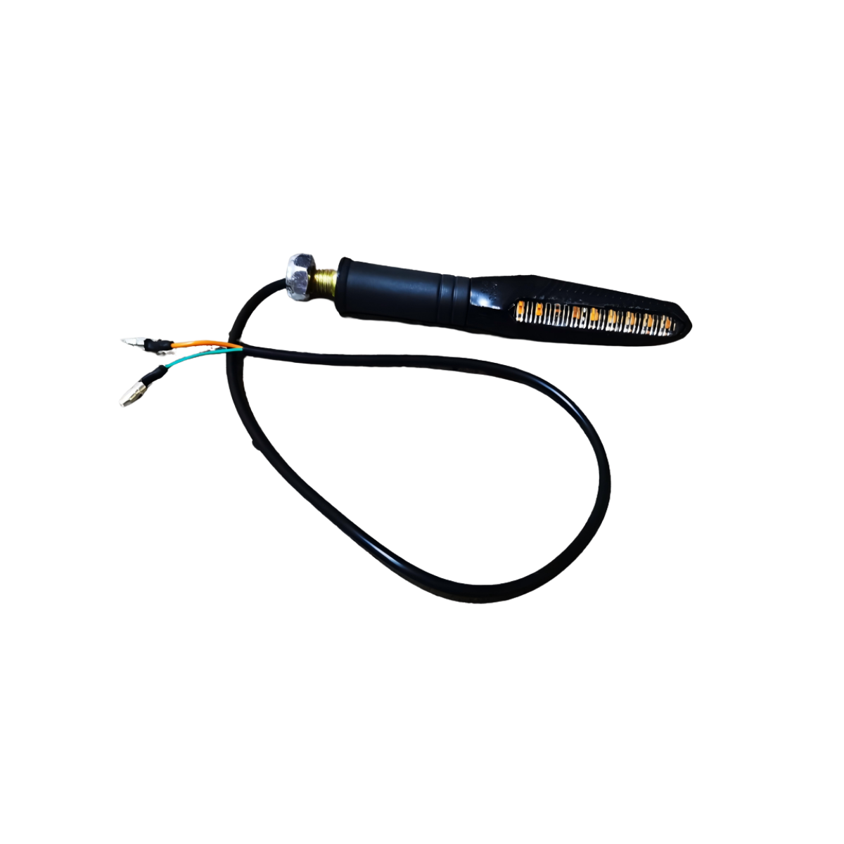 Freego Nova 5 turn signal with wiring on a white background