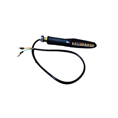 Freego Nova 5 turn signal with wiring on a white background