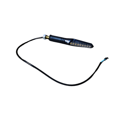 Freego Nova 5 turn signal with wiring on a transparent background