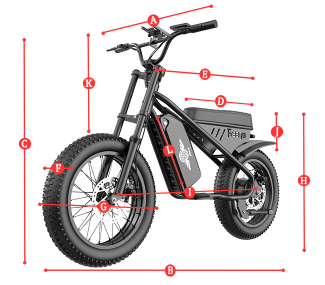 M1 electric motorcycle size