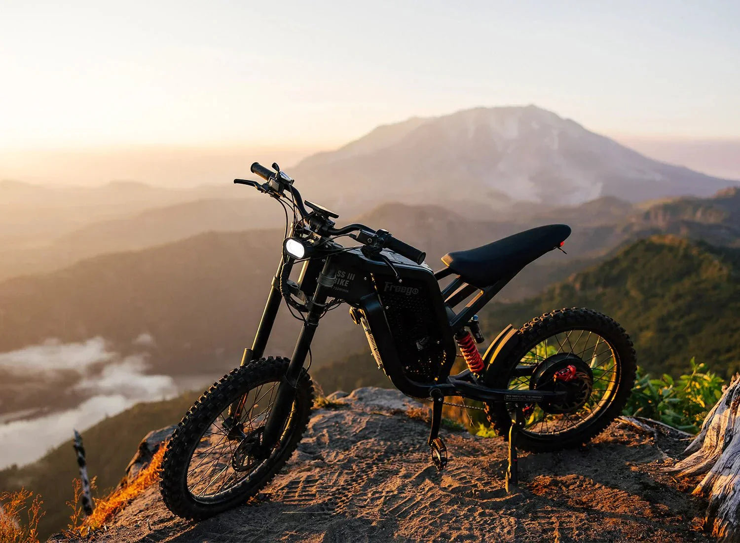 e bike fully 50kmh Freego X2 Off Road Dirt Electric Mountain Bike, 3-Year