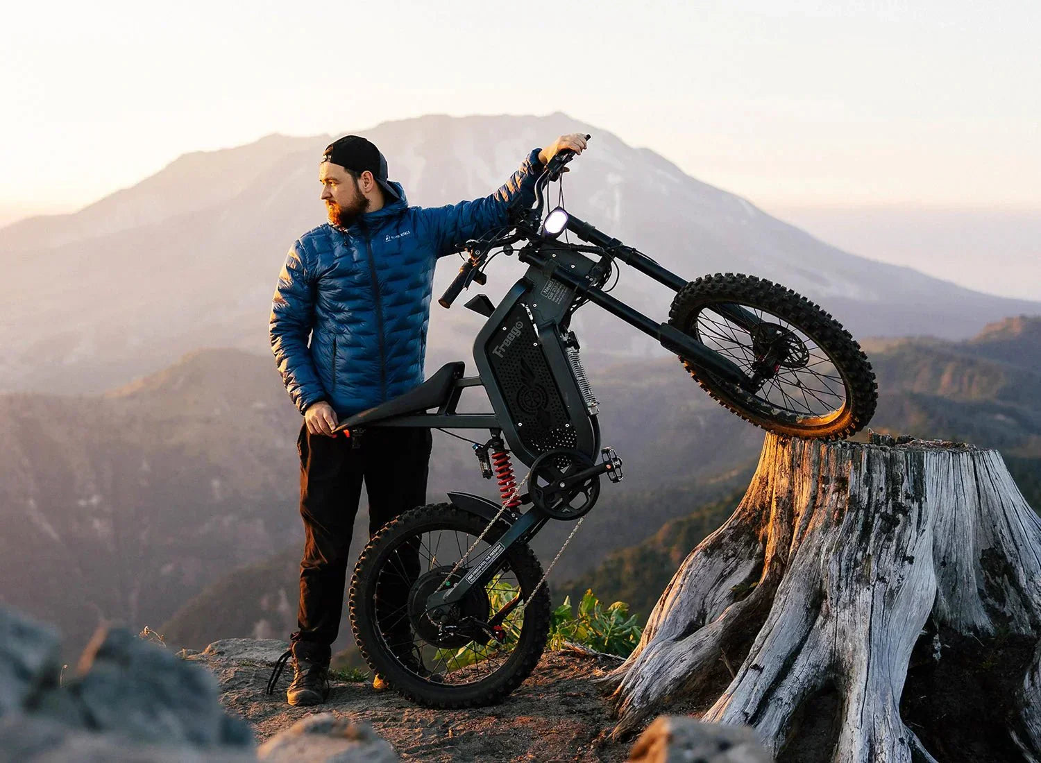 mountainbike dirt bike Freego X2 Off Road Dirt Electric Mountain Bike, 3-Year