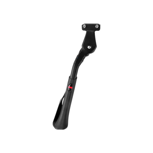 Black metal foot peg on a white background