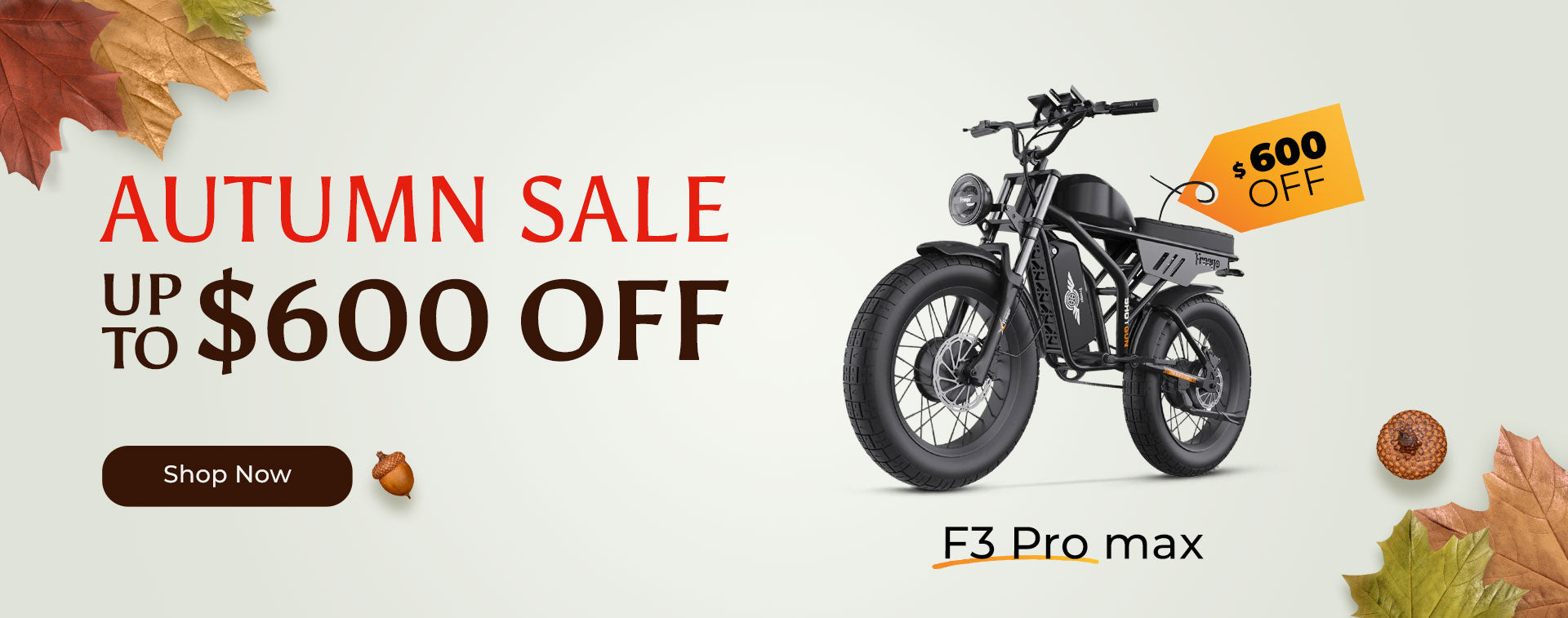 freego electric bike autumn sale