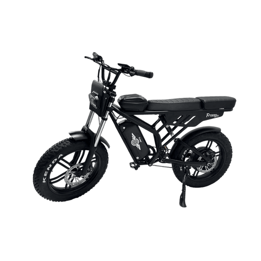 Black electric Freego Shotgun F2 Pro Max bike on a gray background