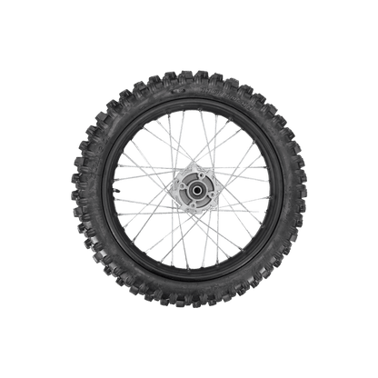 freego Pre Assembled Rear Wheel Kit with Motor Rim Spokes Tire and Tube