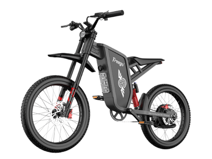 electric bicycle motorcycle Orange / Bike with Bike Lock these custom bikes are designed to float over any terrain thanks to our 8 front and 10 rear tuned suspension that come standard on each bike CAB Motorworks Recon Electric Bike