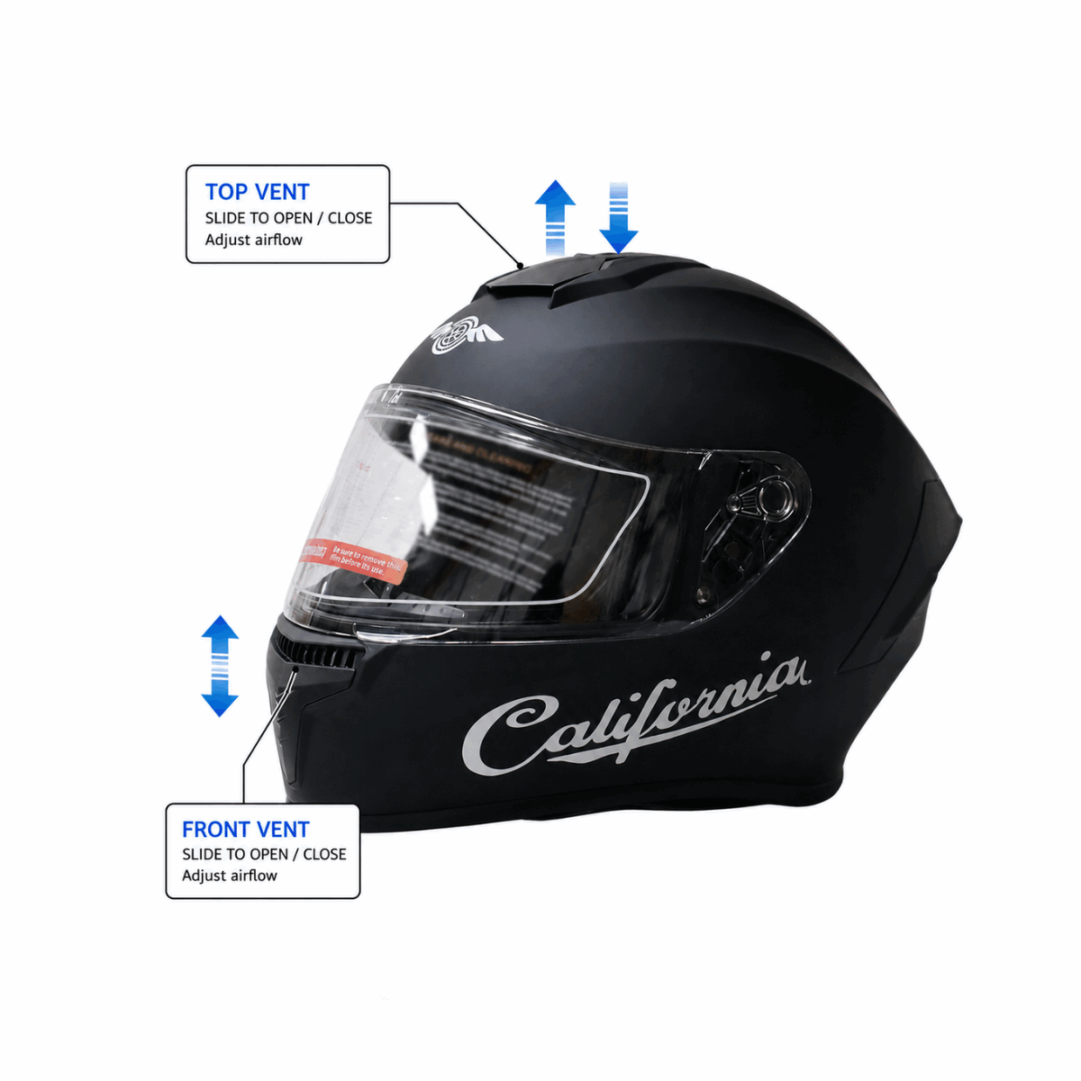 Freego Custom AeroFlow Full-Face Helmet – DOT Certified Freego Custom AeroFlow Full-Face Helmet – DOT Certified