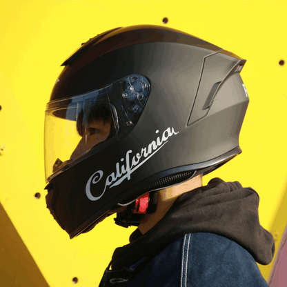 custom motorcycle helmets california Freego Custom AeroFlow Full-Face Helmet – DOT Certified
