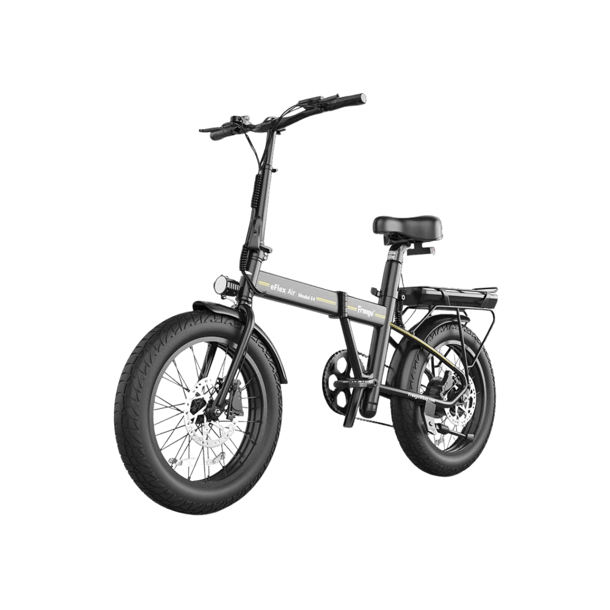 Freego E4 city eBike with modern design, transparent background