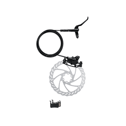 elektrofahrrad set Freego eBike Hydraulic Disc Brake Set (Lever + Caliper + Disc + 2 Pads), Brake System / X2 pro / Rear