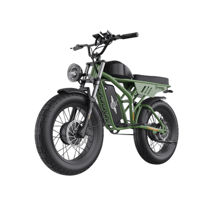 Freego Flash F3 Pro fat-tire eBike, transparent background