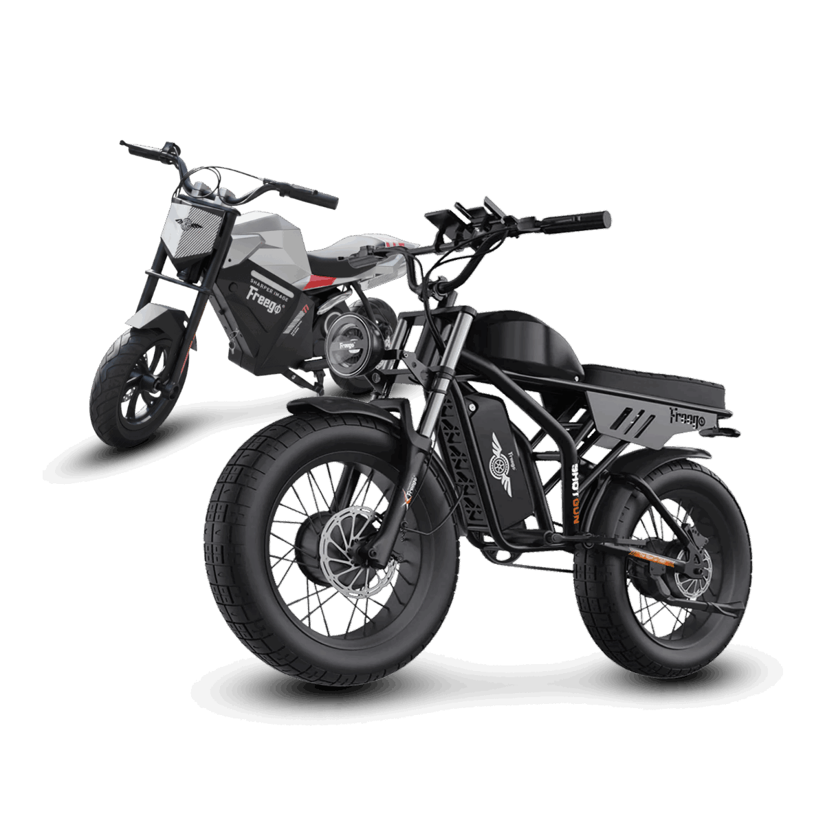 F3 Pro and K1 ebike bundle on a transparent background