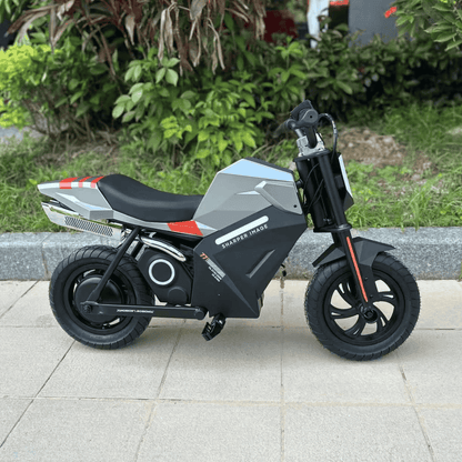 Freego K1 electric motorbike for kids placed outdoors