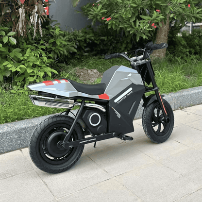 Freego K1 kids electric motorbike shown outdoors