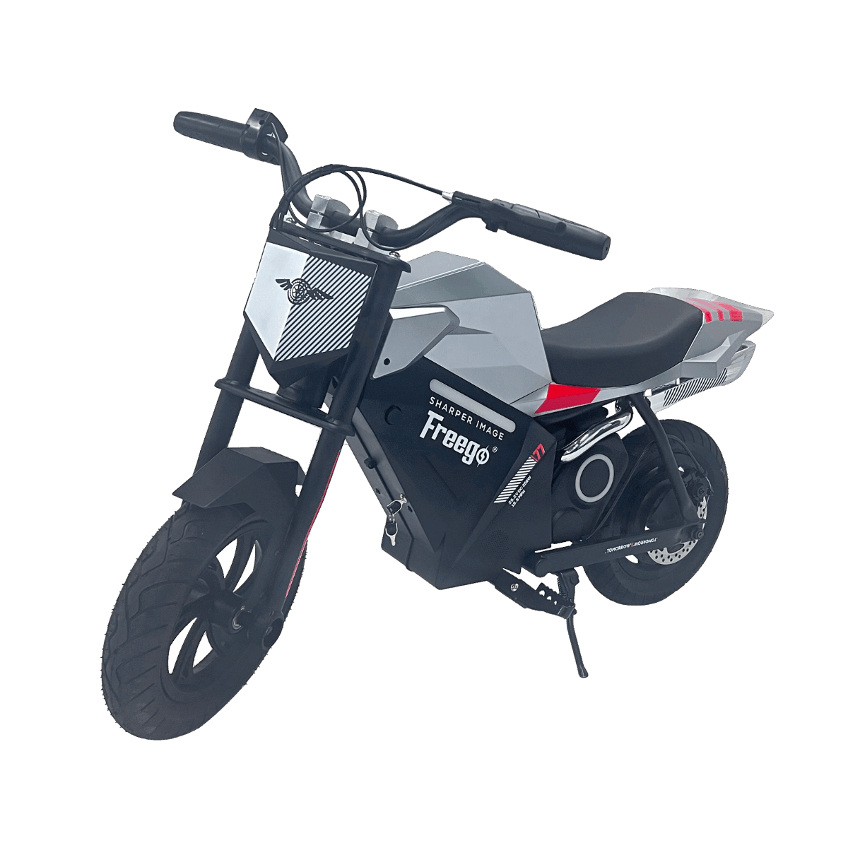 FreeGo K1 kids electric motorbike side view