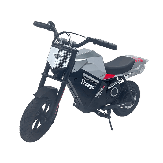 FreeGo K1 kids electric motorbike side view