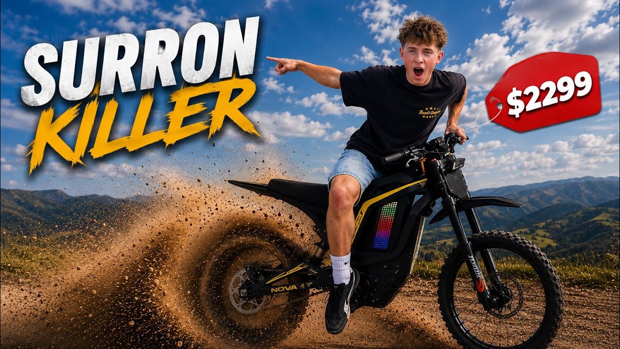 TalonRides19 reviewing the Freego Nova 4 electric dirt bike