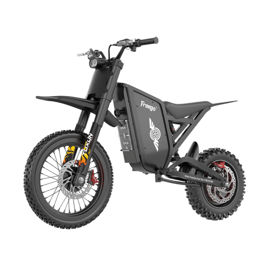 Freego X0 mini electric bike front three-quarter view