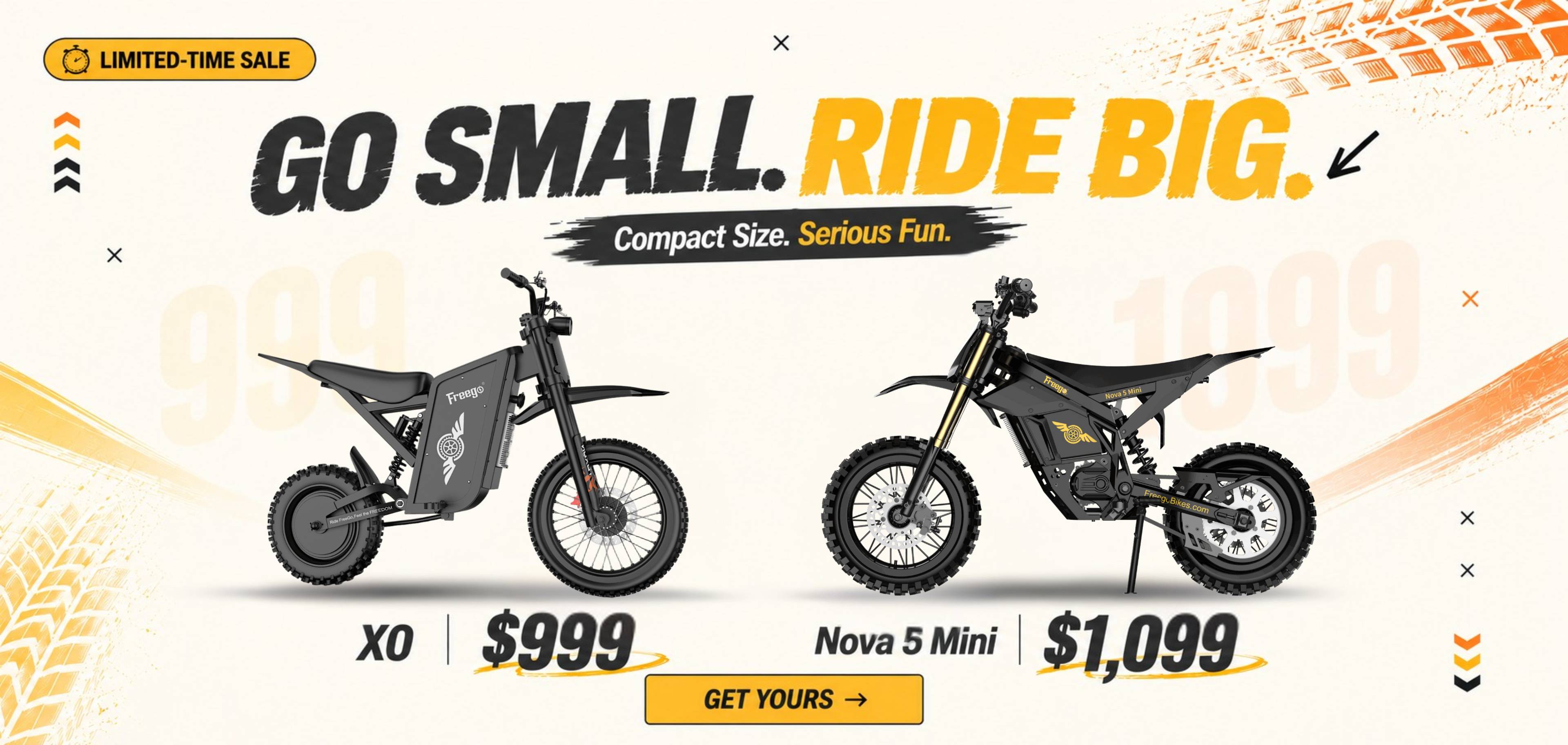 Freego X0 and Nova 5 Mini limited-time sale – X0 $999 and Nova 5 Mini $1,099