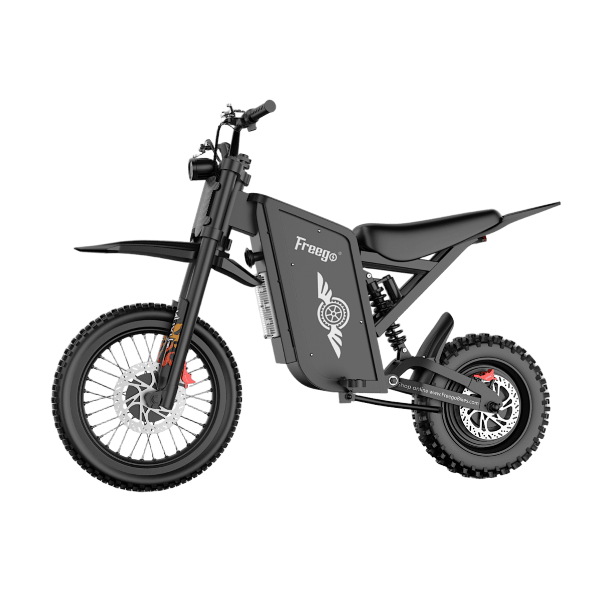 Freego X0 ebike left side studio shot
