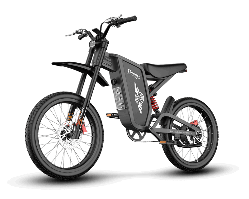 Freego X1 electric bike with transparent background