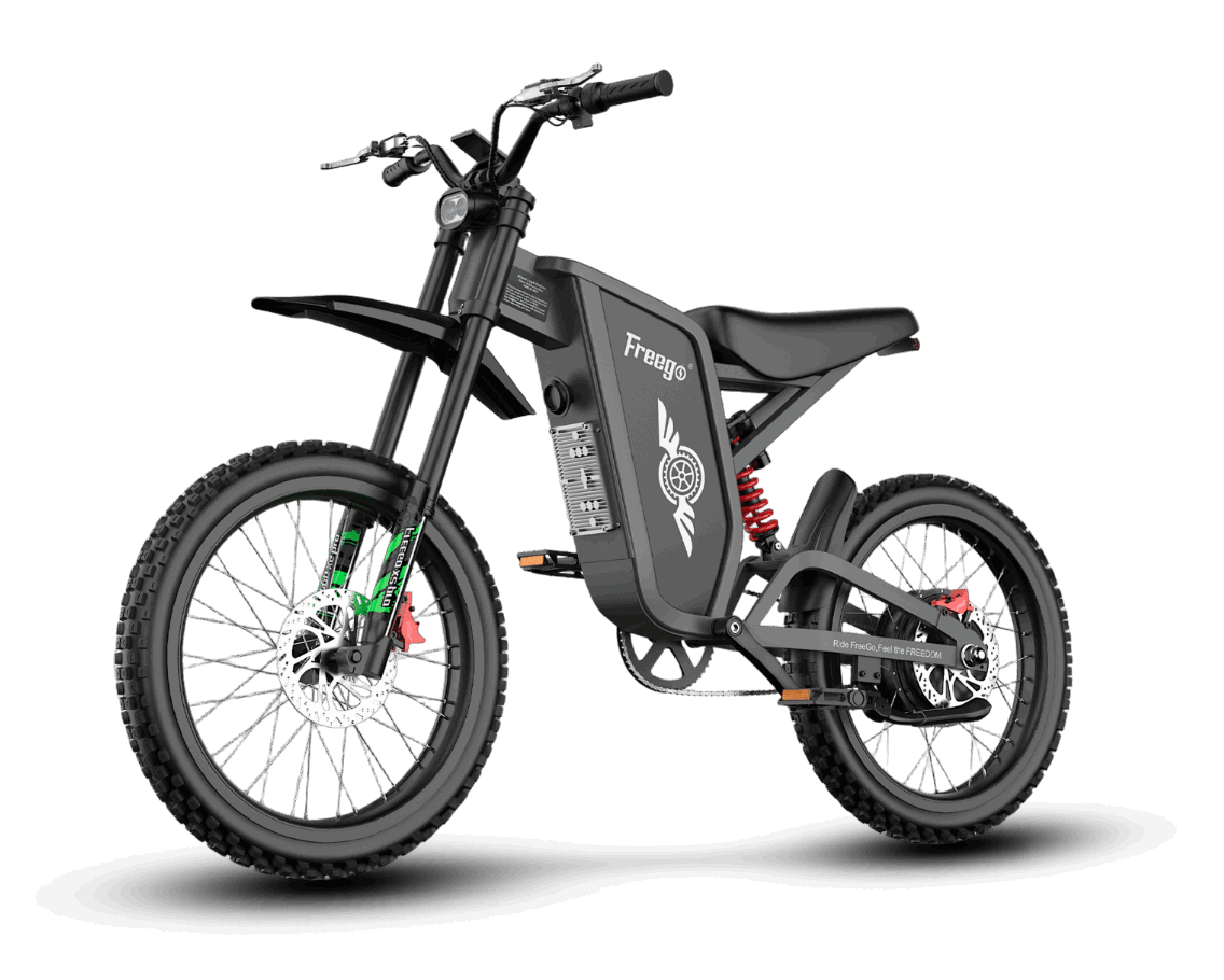 Freego X2 Pro electric bike with transparent background
